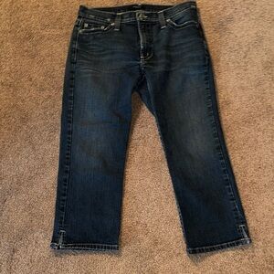 Vintage Karen Kane Los Angeles Women’s  Deep Indigo Cropped Ankle Jeans 8